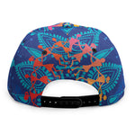 Ancient Indian Warli Tribal Print Snapback Cap