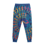 Ancient Indian Warli Tribal Print Sweatpants