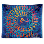 Ancient Indian Warli Tribal Print Tapestry