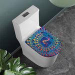Ancient Indian Warli Tribal Print Toilet Lid Cover