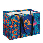 Ancient Indian Warli Tribal Print Utility Tote Bag