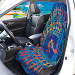 Ancient Indian Warli Tribal Print Waterproof Car Seat Cover