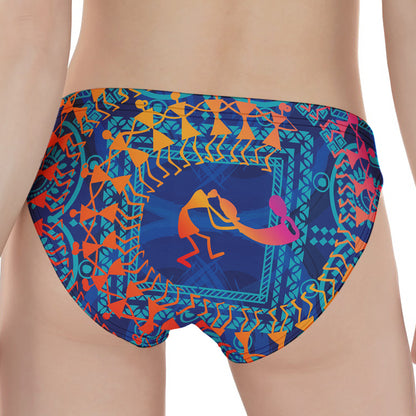 Ancient Indian Warli Tribal Print Women's Panties