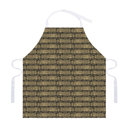 Ancient Maya Pattern Print Adjustable Apron