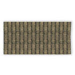 Ancient Maya Pattern Print Beach Towel