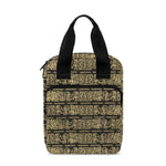 Ancient Maya Pattern Print Bible Tote Bag