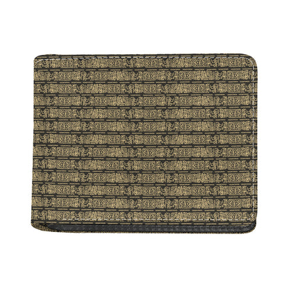 Ancient Maya Pattern Print Bifold Wallet