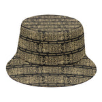 Ancient Maya Pattern Print Bucket Hat