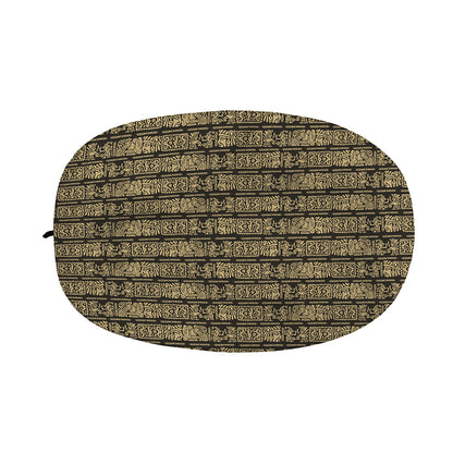 Ancient Maya Pattern Print Car Side Mirror Covers