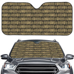 Ancient Maya Pattern Print Car Windshield Sun Shade