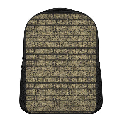 Ancient Maya Pattern Print Casual Backpack
