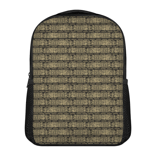 Ancient Maya Pattern Print Casual Backpack