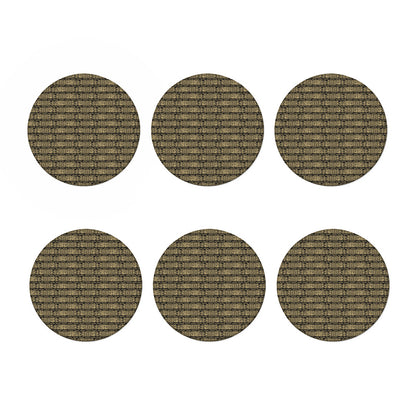 Ancient Maya Pattern Print Coaster Set