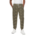 Ancient Maya Pattern Print Cotton Sweatpants