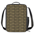 Ancient Maya Pattern Print Crossbody Lunch Bag