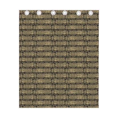 Ancient Maya Pattern Print Curtain