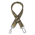 Ancient Maya Pattern Print Dog Seat Belt