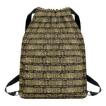 Ancient Maya Pattern Print Drawstring Backpack