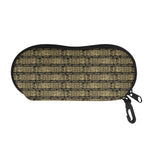 Ancient Maya Pattern Print Glasses Case