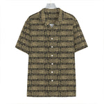 Ancient Maya Pattern Print Hawaiian Shirt