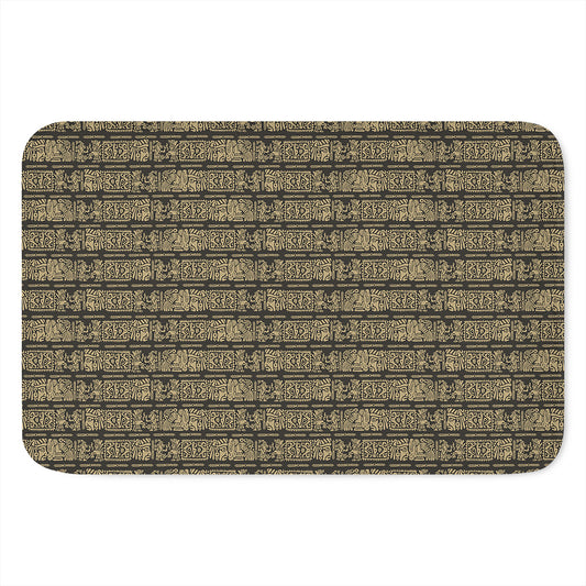Ancient Maya Pattern Print Indoor Door Mat