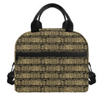 Ancient Maya Pattern Print Insulated Lunch Bag
