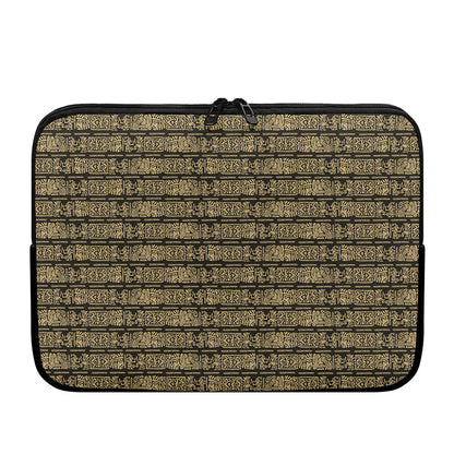 Ancient Maya Pattern Print Laptop Sleeve