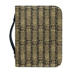 Ancient Maya Pattern Print Leather Bible Cover