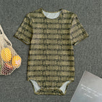 Ancient Maya Pattern Print Men's Bodysuit