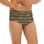 Ancient Maya Pattern Print Men's Briefs