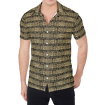Ancient Maya Pattern Print Men's Shirt