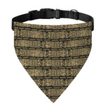 Ancient Maya Pattern Print Over The Collar Dog Bandana