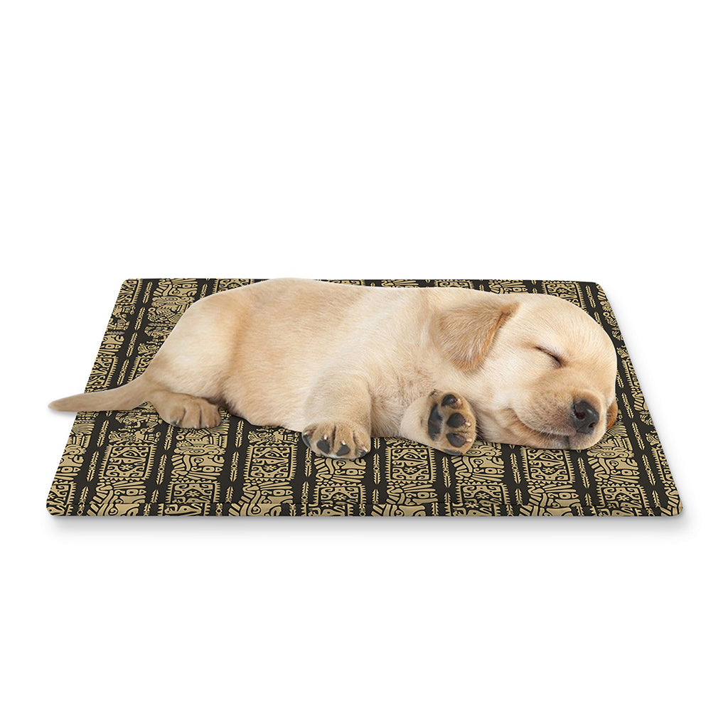 Ancient Maya Pattern Print Pet Cooling Mat Cover