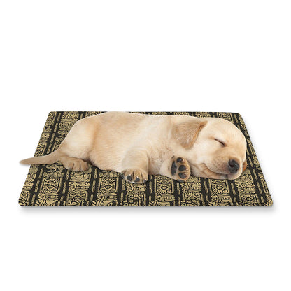 Ancient Maya Pattern Print Pet Cooling Mat Cover