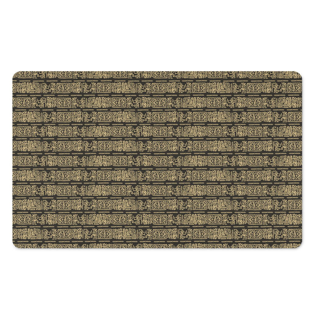 Ancient Maya Pattern Print Polyester Doormat