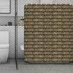 Ancient Maya Pattern Print Polyester Shower Curtain