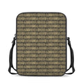 Ancient Maya Pattern Print Rectangular Crossbody Bag