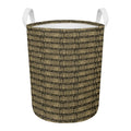 Ancient Maya Pattern Print Round Laundry Basket
