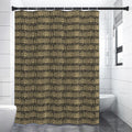 Ancient Maya Pattern Print Shower Curtain