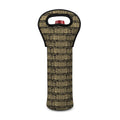 Ancient Maya Pattern Print Single Neoprene Wine Tote