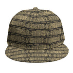 Ancient Maya Pattern Print Snapback Cap
