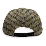 Ancient Maya Pattern Print Snapback Cap
