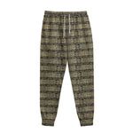 Ancient Maya Pattern Print Sweatpants
