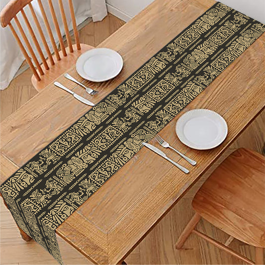 Ancient Maya Pattern Print Table Runner