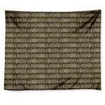 Ancient Maya Pattern Print Tapestry