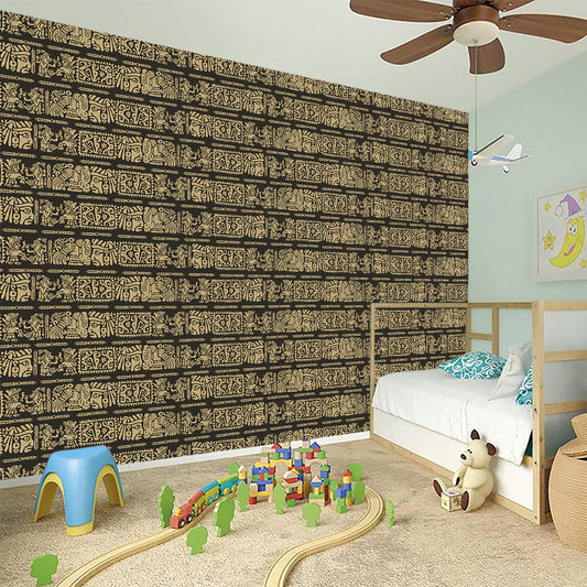 Ancient Maya Pattern Print Wall Sticker