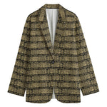 Ancient Maya Pattern Print Women's Blazer