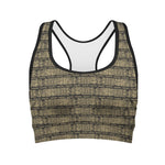 Ancient Maya Pattern Print Women's Sports Bra