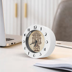 Ancient Mayan Statue Print Alarm Clock