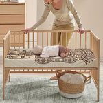 Ancient Mayan Statue Print Baby Crib Sheet